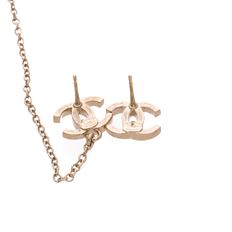 Crystal CC Ear Cuff Earrings