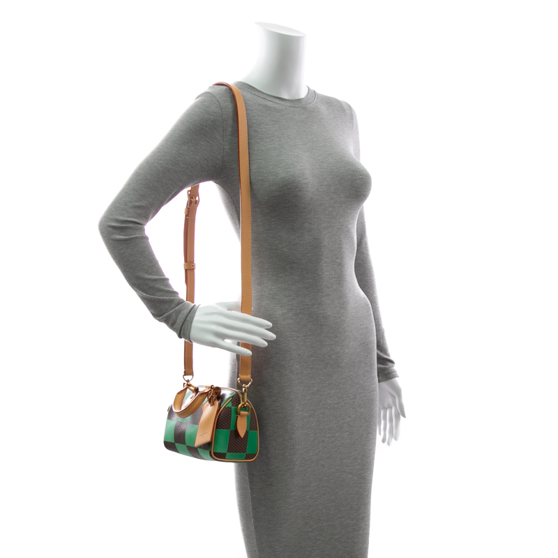 Louis Vuitton - Green Damier Pop Speedy 18 Band.