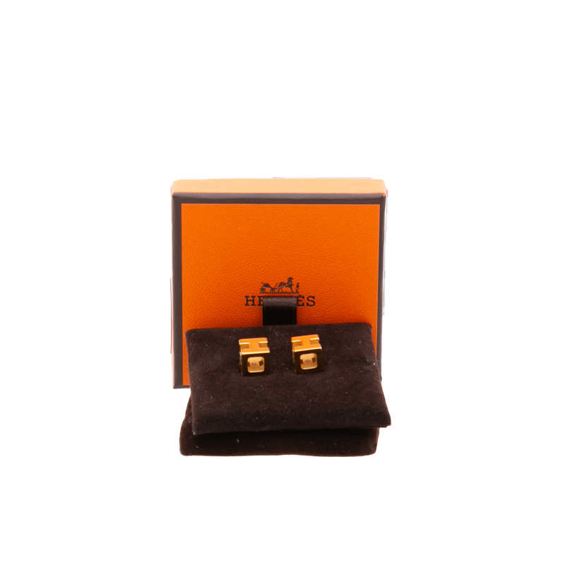 Cage d'H Cube Earrings