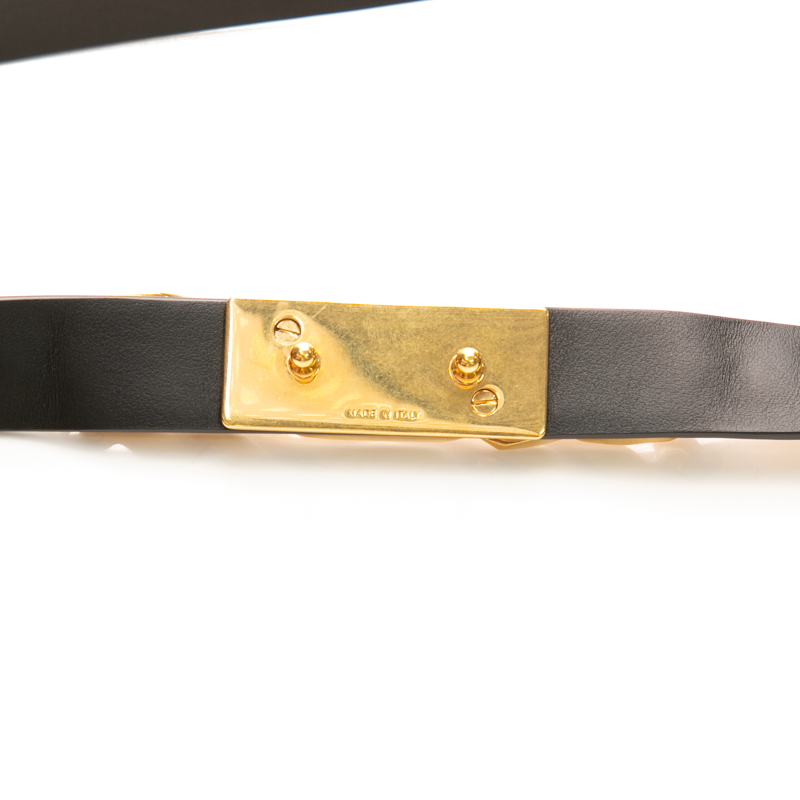 Valentino - Gold V Logo Chain Belt (85)