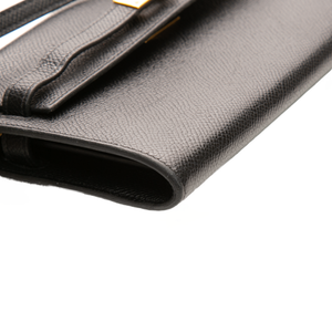 Kelly Classique To Go Wallet Black Epsom Leather