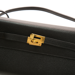 Kelly Classique To Go Wallet Black Epsom Leather