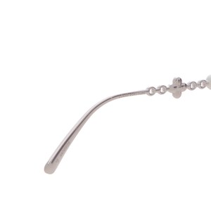 Louis Vuitton - Silver LV Jewel Pearl Oval Sunglasses