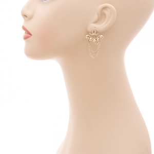 Crystal CC Ear Cuff Earrings