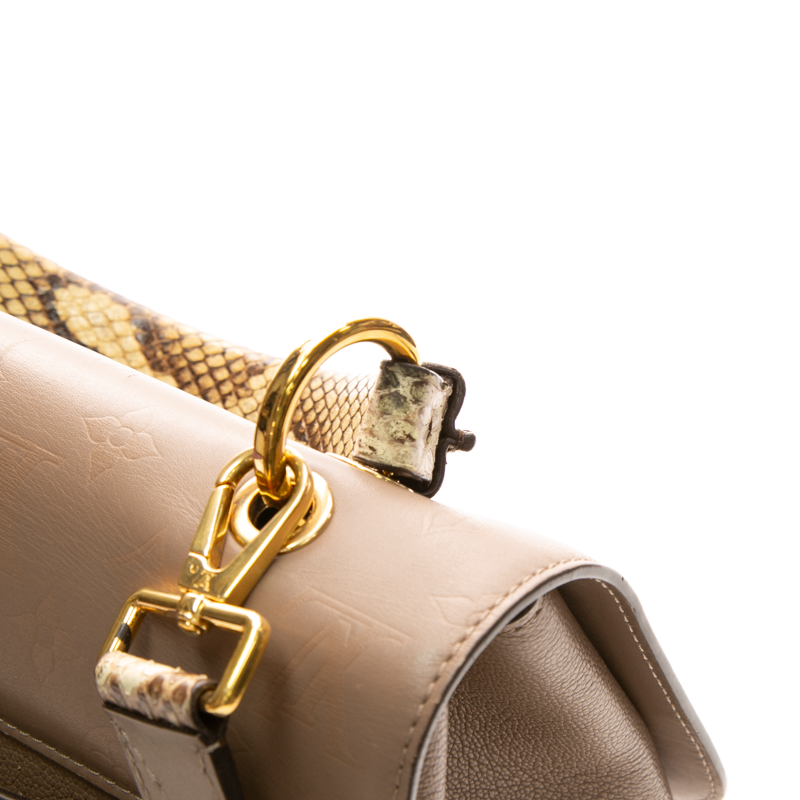 Louis Vuitton - Taupe Python Very One Handle Bag