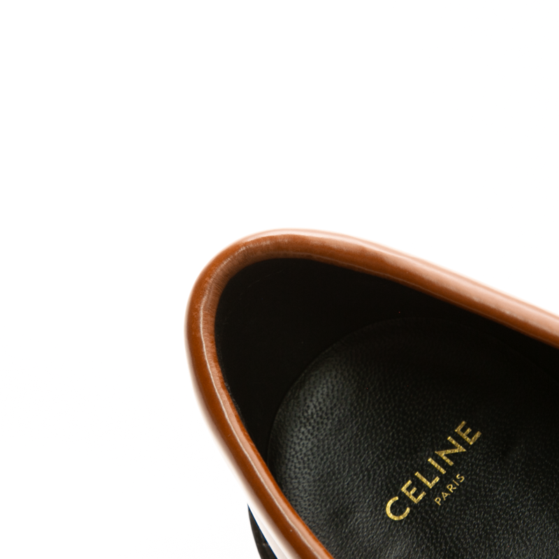 Celine - Brown Shearling Loafers (39.5) Margaret
