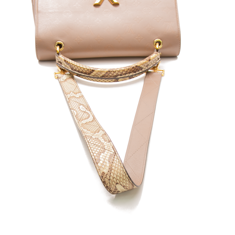 Louis Vuitton - Taupe Python Very One Handle Bag