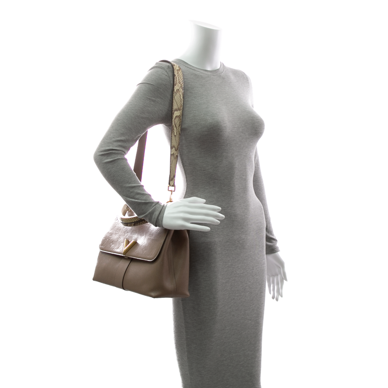 Louis Vuitton - Taupe Python Very One Handle Bag