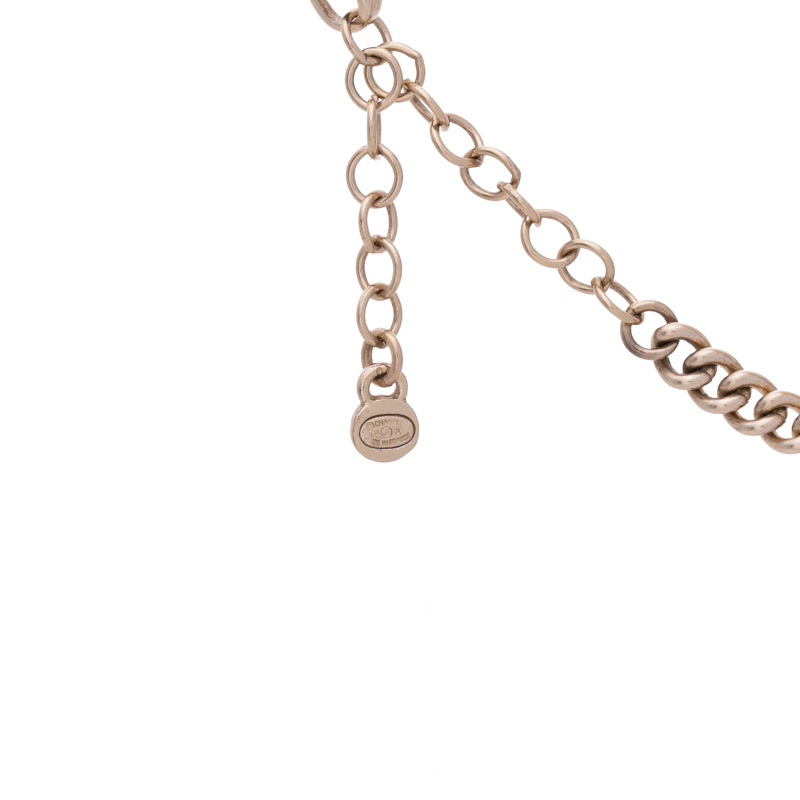 Vintage Crystal CC Pearl Long Necklace