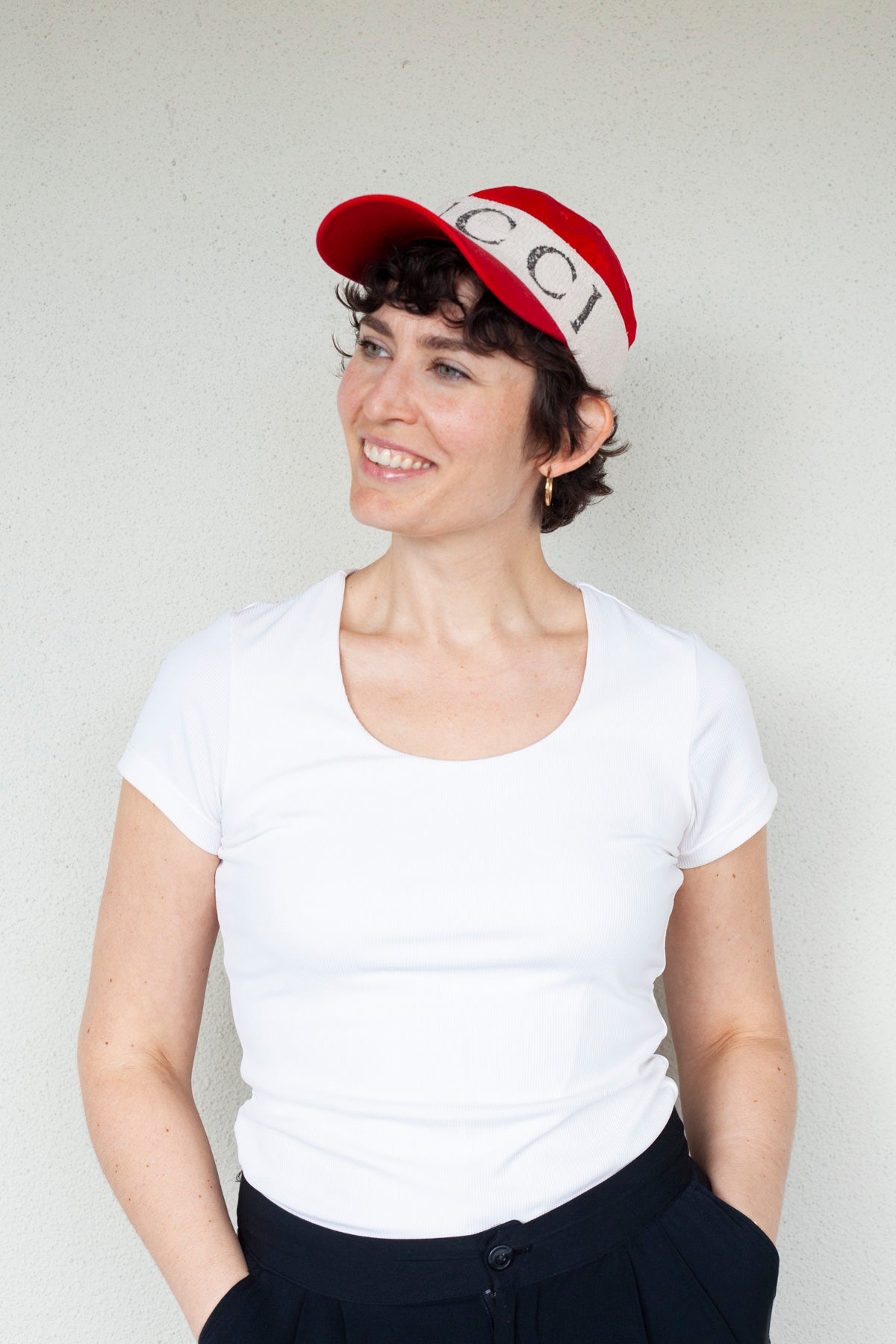 Terry Cloth Logo Baseball Cap - Size S