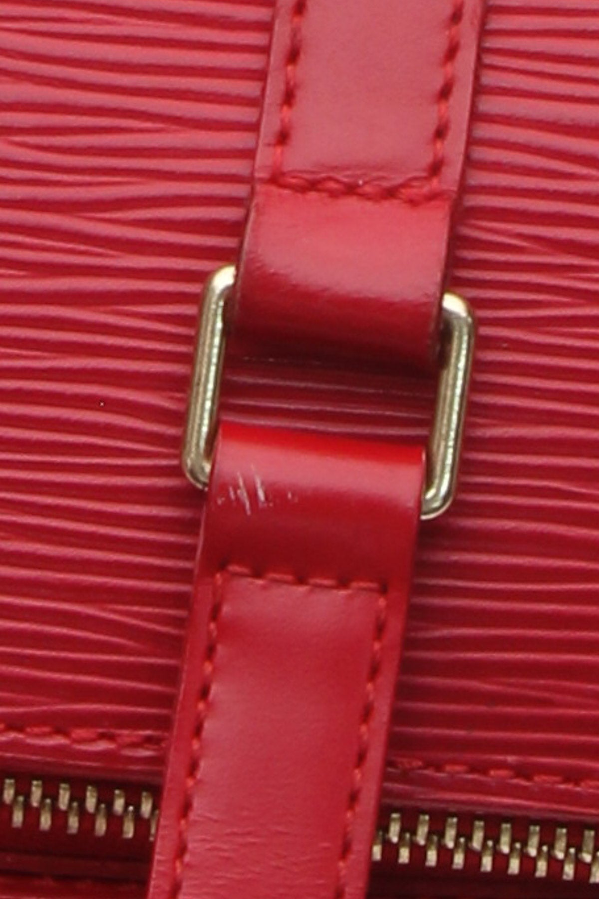 Louis Vuitton Red Epi Leather Segur 2005 Top Handle Hand Bag