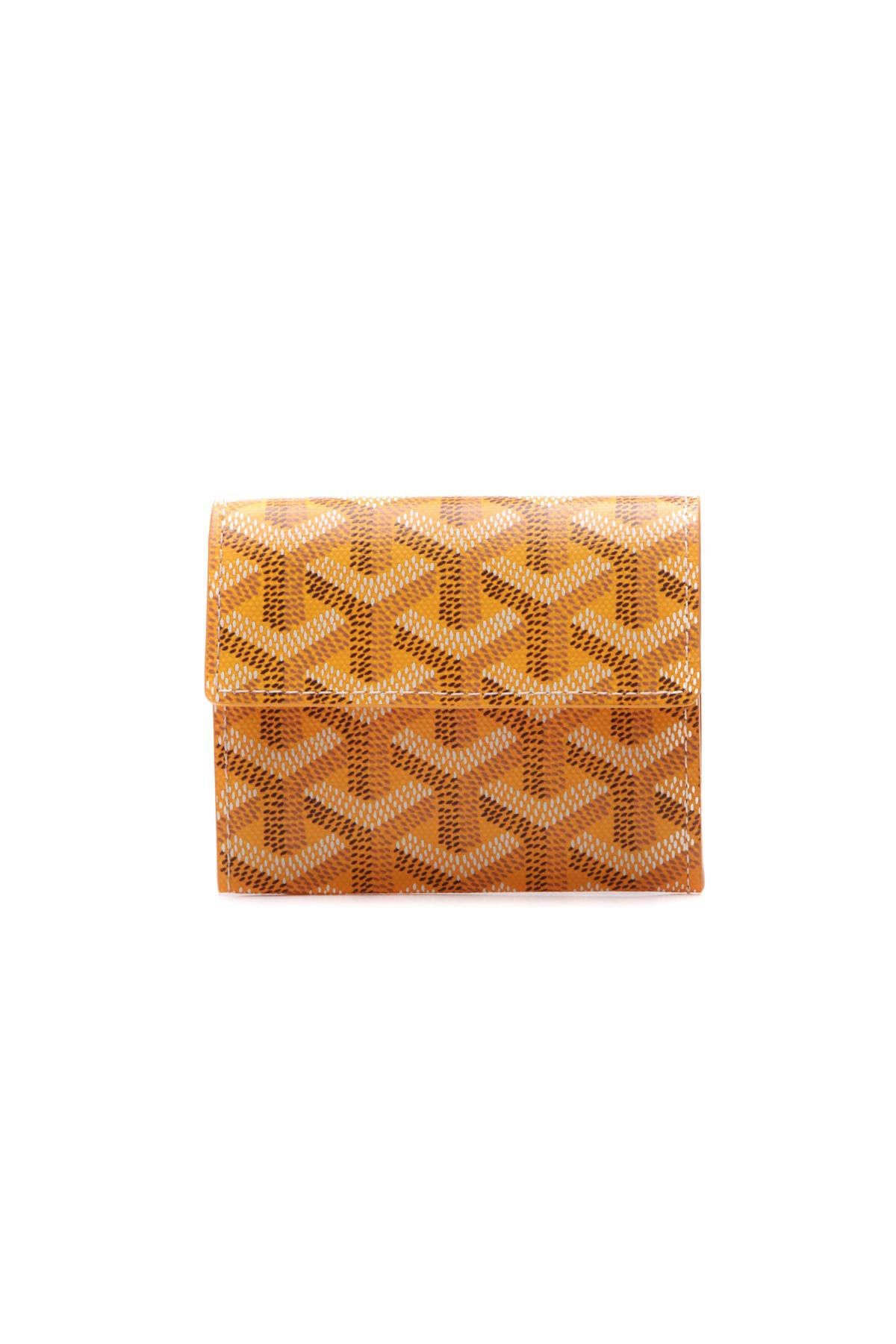 Goyard Marigny Wallet White in Canvas/Calfskin Leather with
