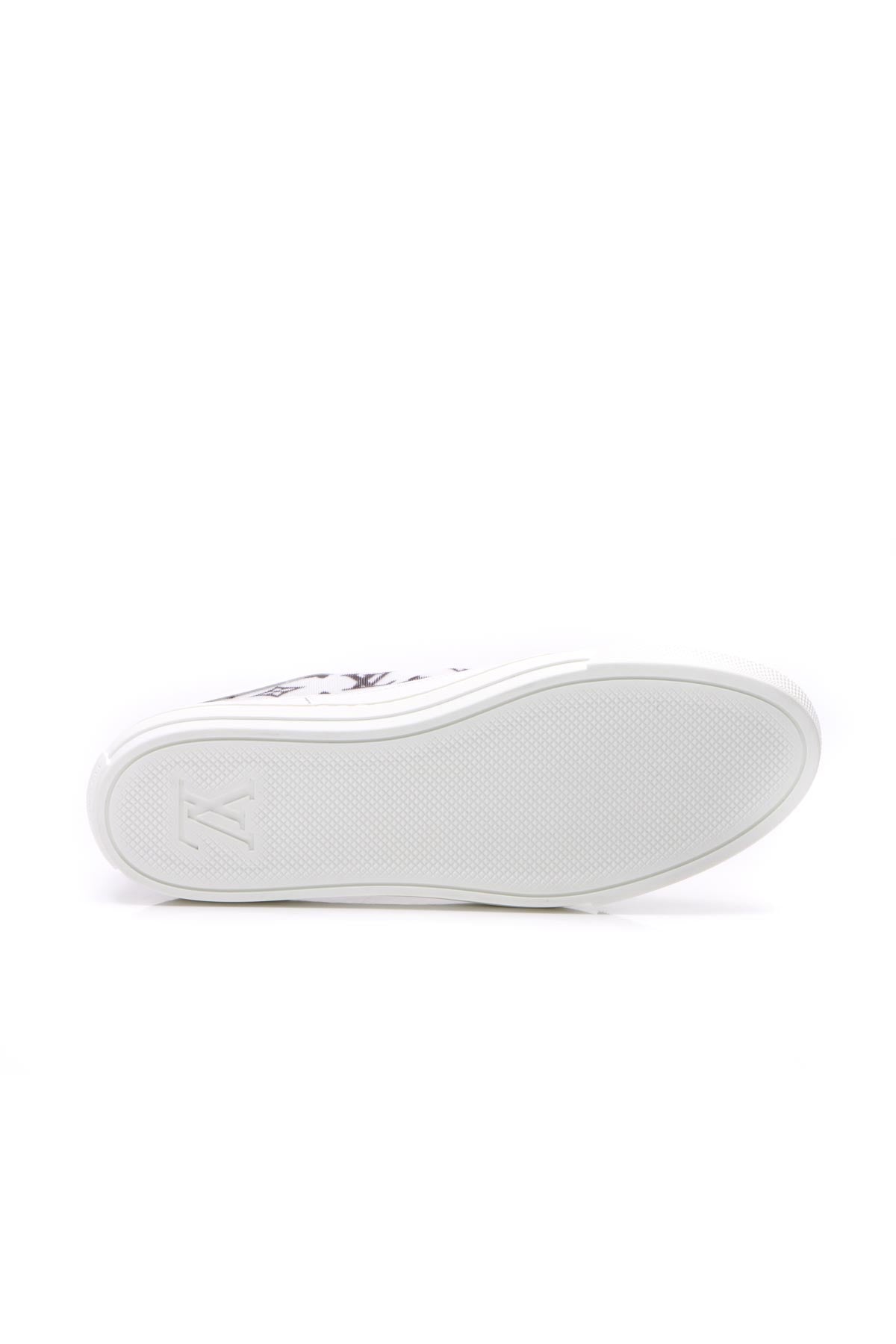 LOUIS VUITTON white and black 2020 Monogram Mesh STELLAR Low Top Sneakers  Shoes 38