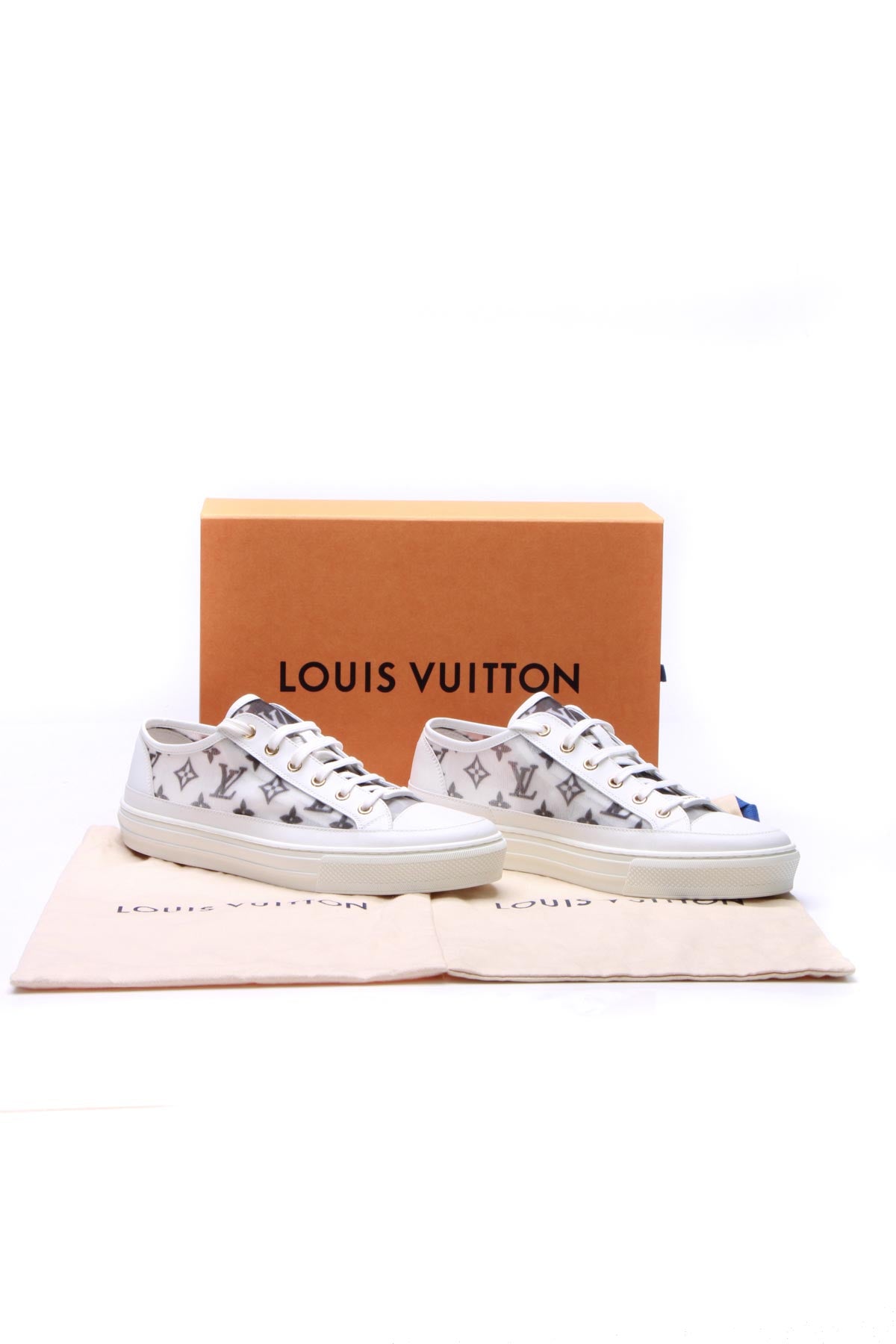 Women’s hi-top Louis Vuitton Stellar sneaker boot size 38 1/2
