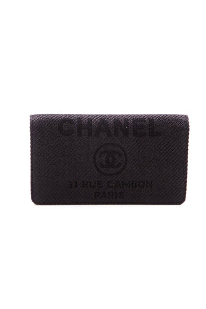 Chanel Raffia Deauville Wallet