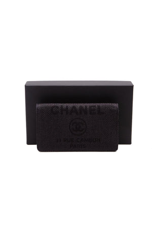 Chanel Raffia Deauville Wallet