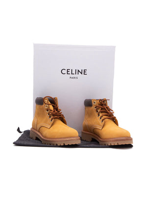 Celine Lace Up Kurt Boots - Size 37