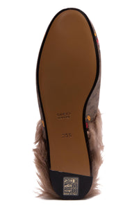 Gucci x Disney Fur Princetown Mules - Size 35.5