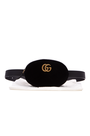 Gucci Velvet Marmont Belt Bag