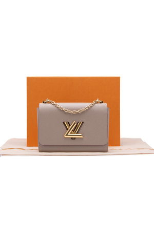 Louis Vuitton TWIST MM BAG Pink Leather ref.623843 - Joli Closet