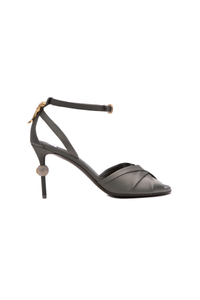 Chanel Satin Crystal Heels - Size 40.5