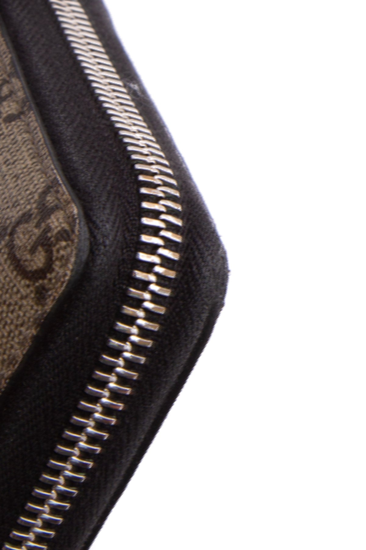 Authentic Louis Vuitton Black Supreme Leather Long Clutch Wallet LV Zip  Fold