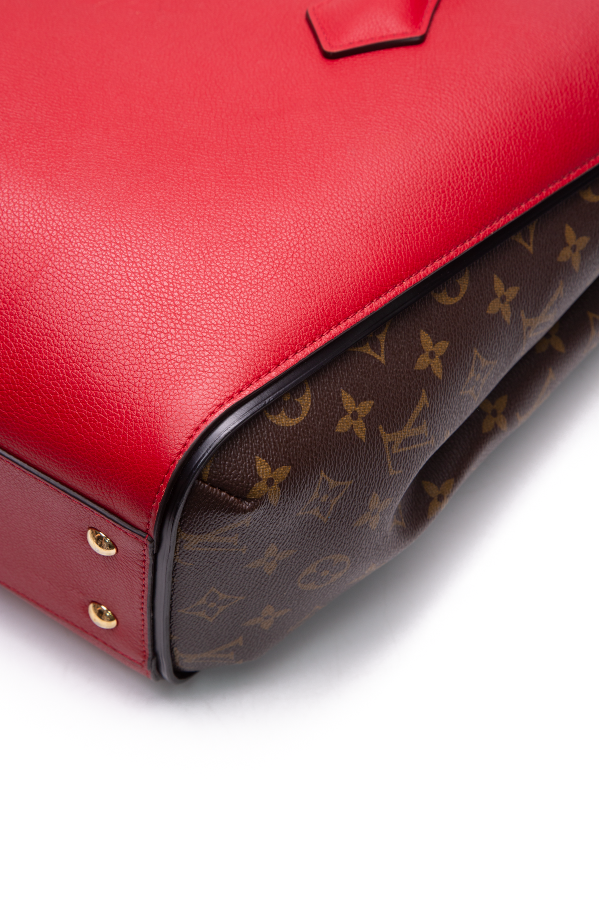 Louis Vuitton Calfskin Monogram Kimono Tote PM Red