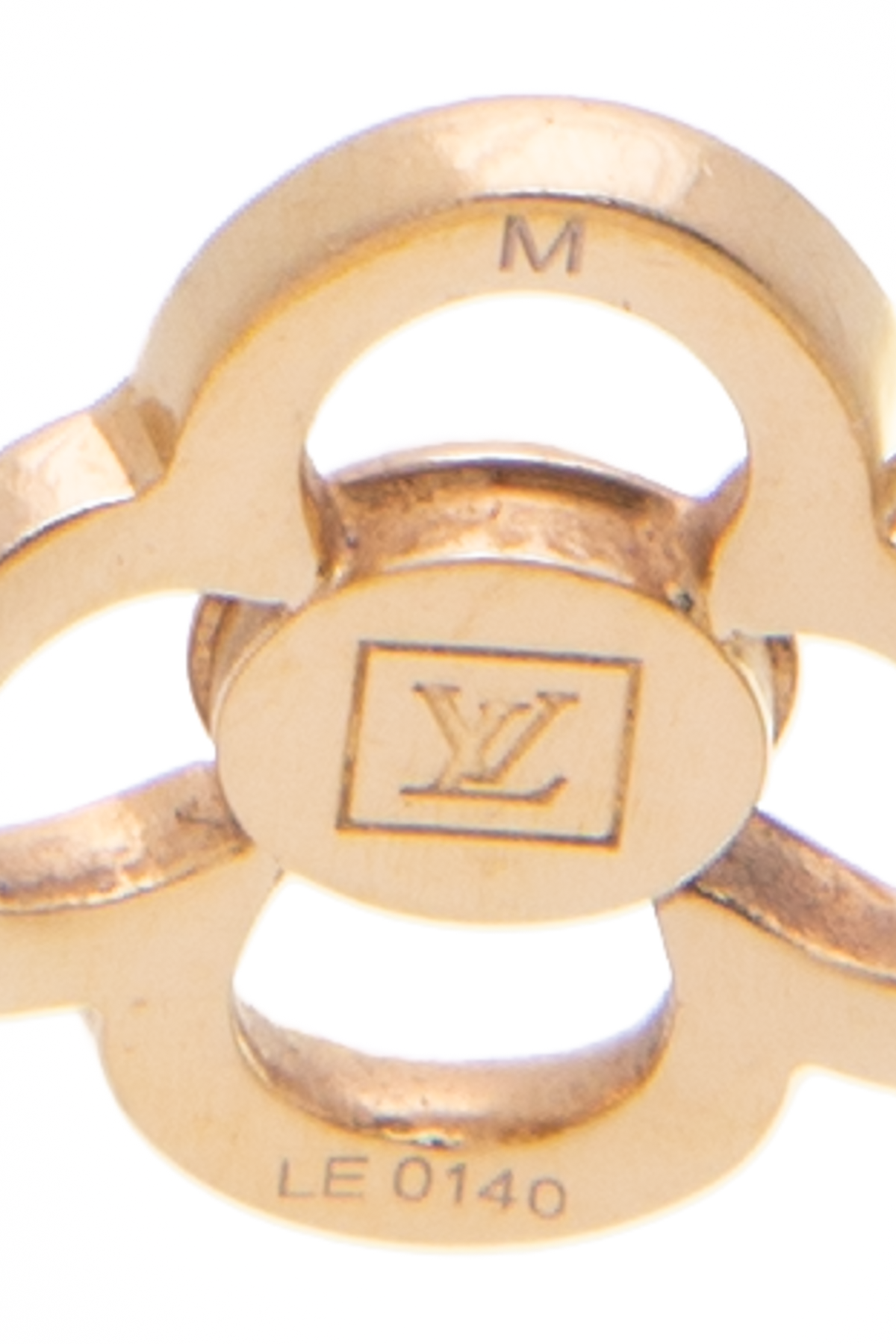 Louis Vuitton Crystal Flower Power Brass Ring Size M Louis Vuitton