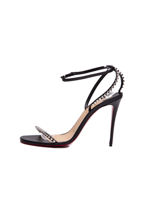 Louboutin So Me Spiked Sandals - Size 40.5
