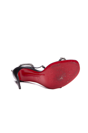 Louboutin So Me Spiked Sandals - Size 40.5