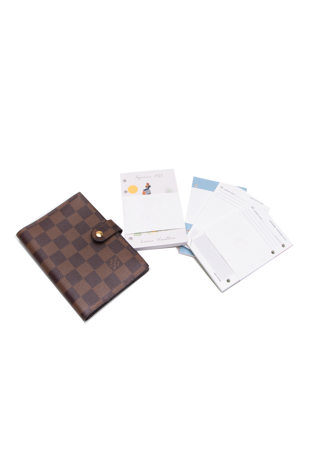 Louis Vuitton Small Ring Agenda Cover with Inserts - Couture USA