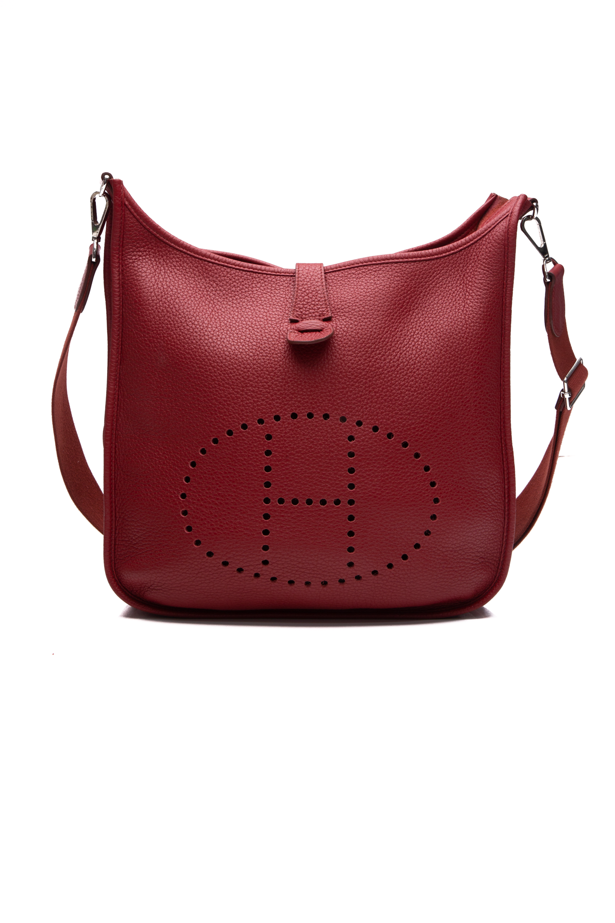 Hermes Evelyne bag, in soft leather with a non-adjustable strap