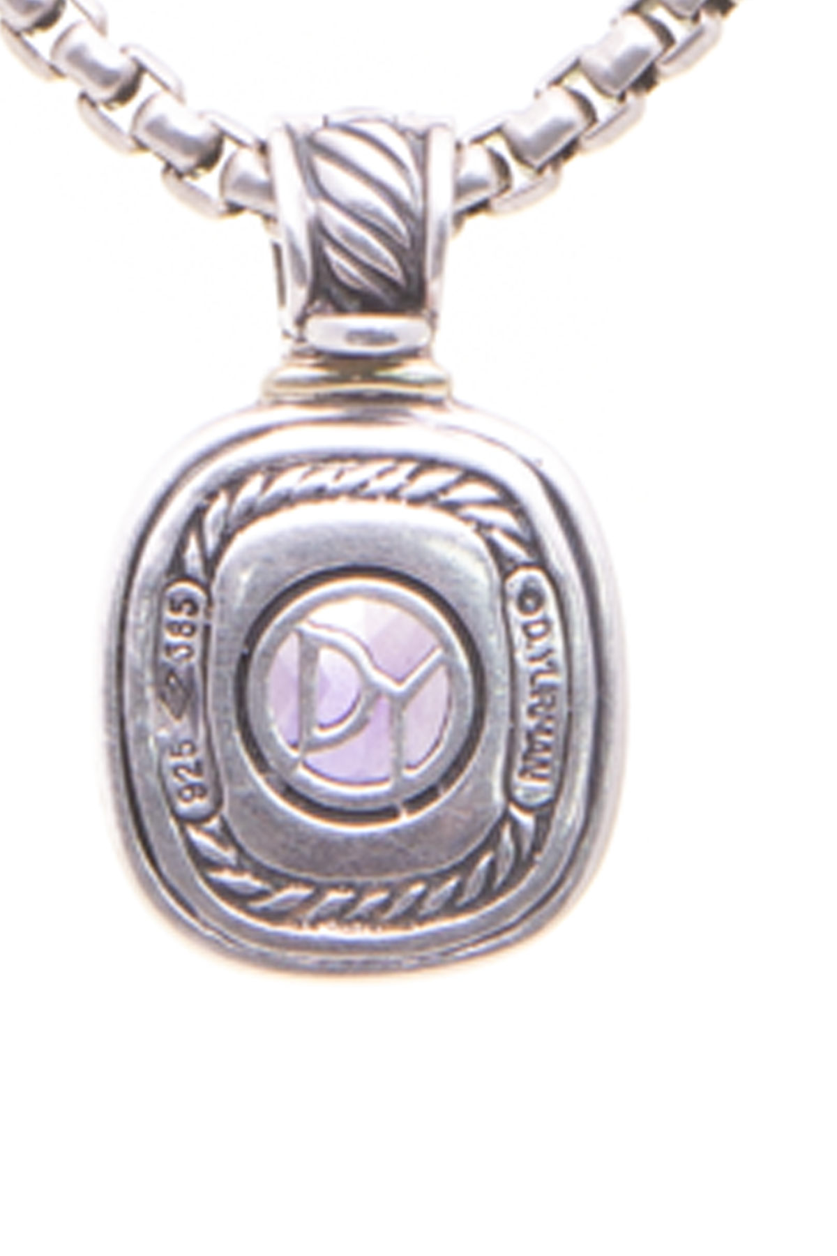 David Yurman Châtelaine® Pendant Necklace with Amethyst 883932718058 - Gary  Michaels Fine Jewelry
