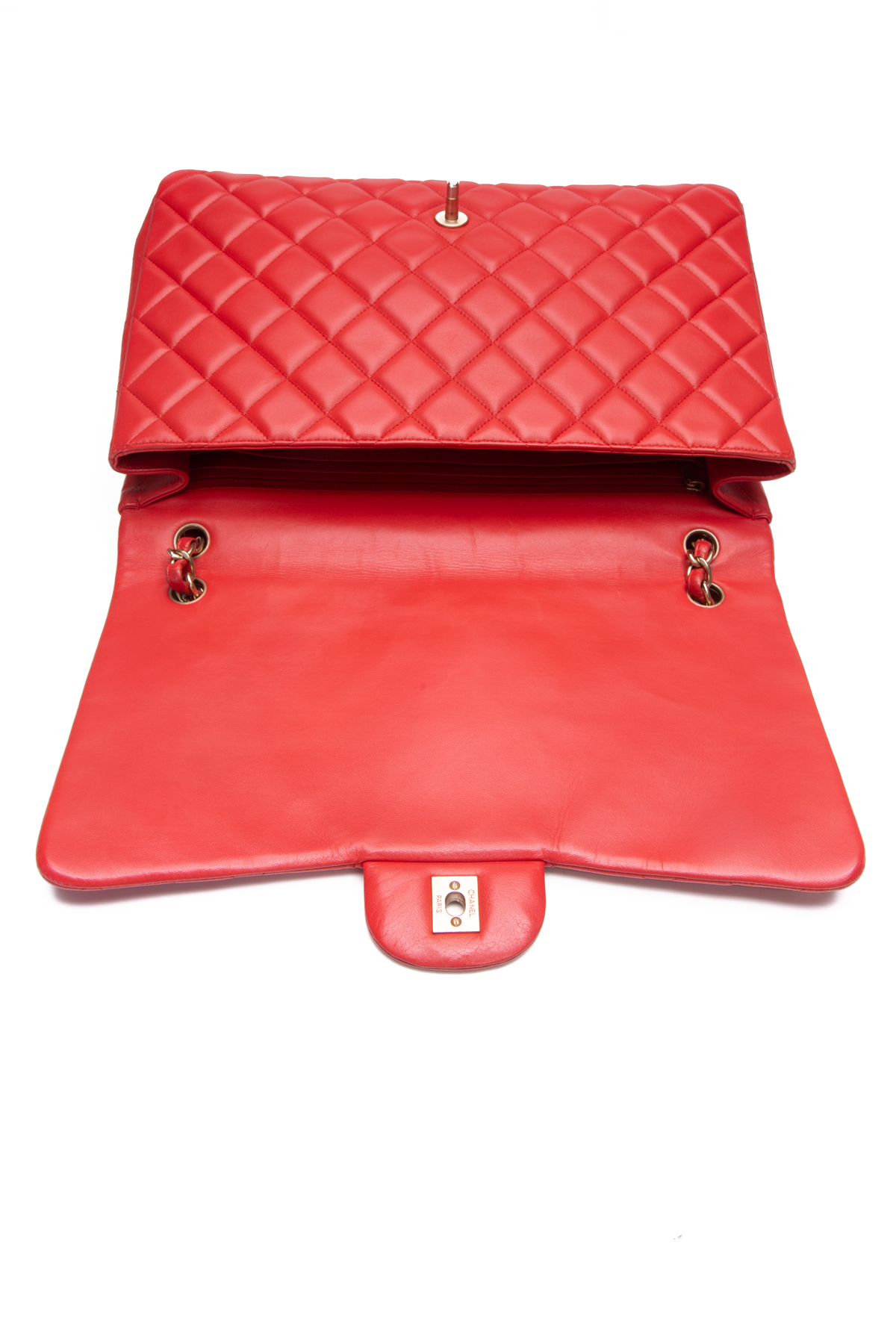 Chanel mini flap clearance bag red