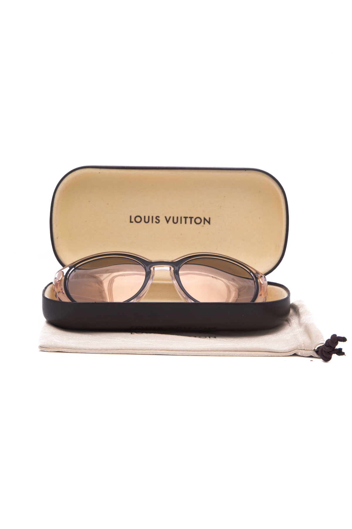 Louis Vuitton - LV Monogram Pearl Square Sunglasses - Acetate & Metal - Black - Women - Luxury