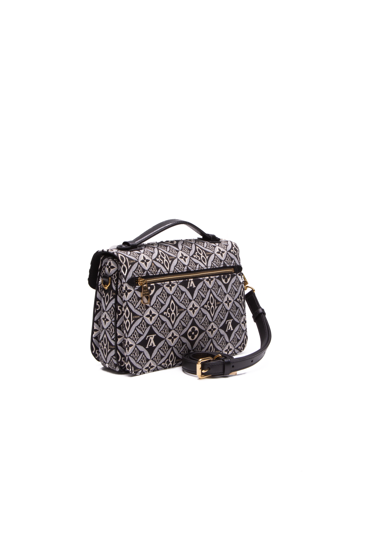 Louis Vuitton Pochette Metis MM Since 1854 Jacquard Gray/Black in Leather  with Gold-tone - US