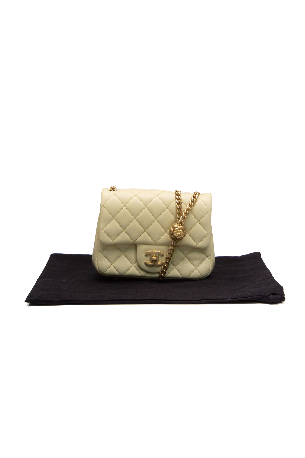 Chanel Cream Caviar Mini Business Affinity Flap For Sale at