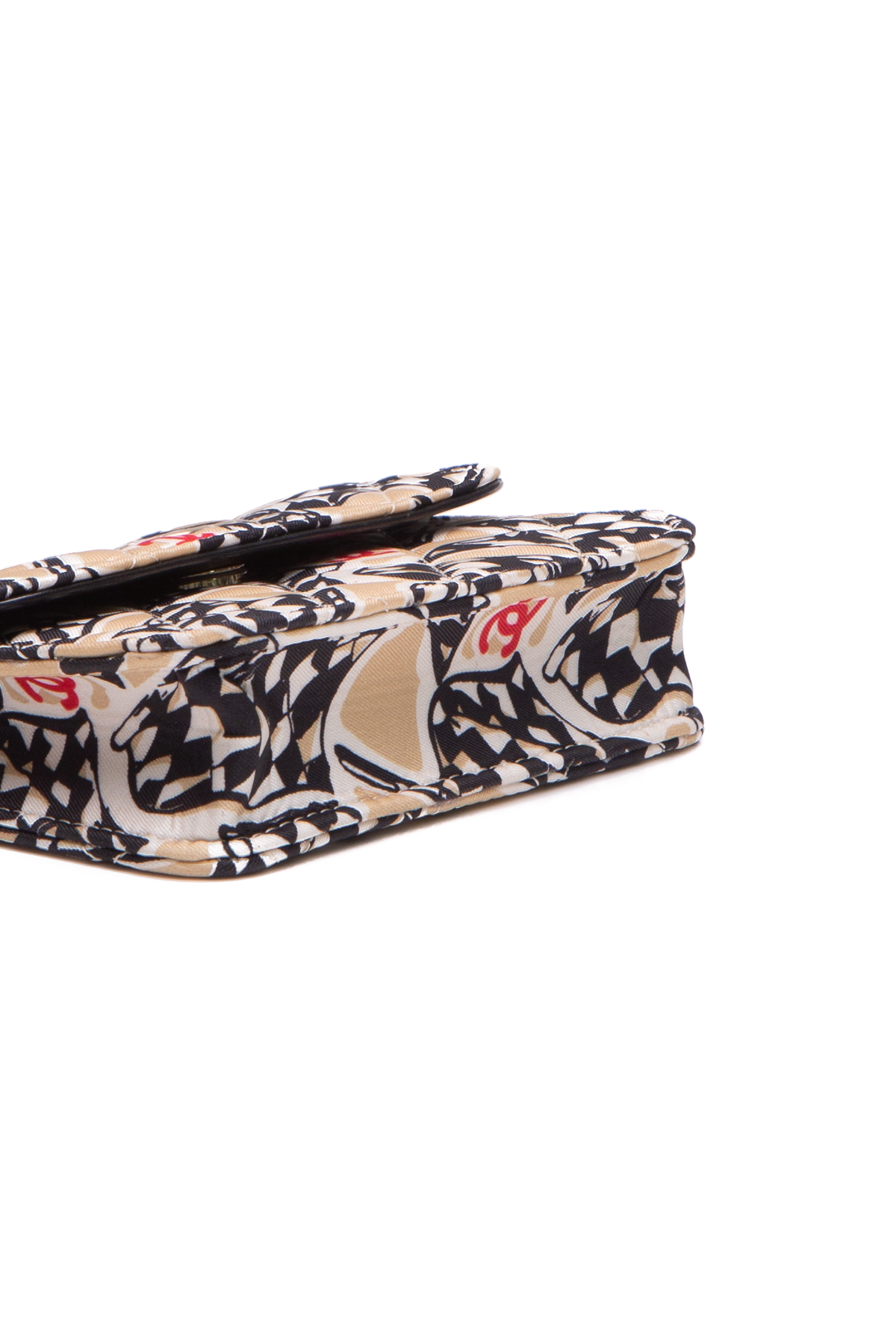 Chanel Checkered Flag CC Mini Wallet on Chain Bag