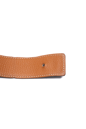 Hermes Lucky Metal Reversible Belt - Size 40