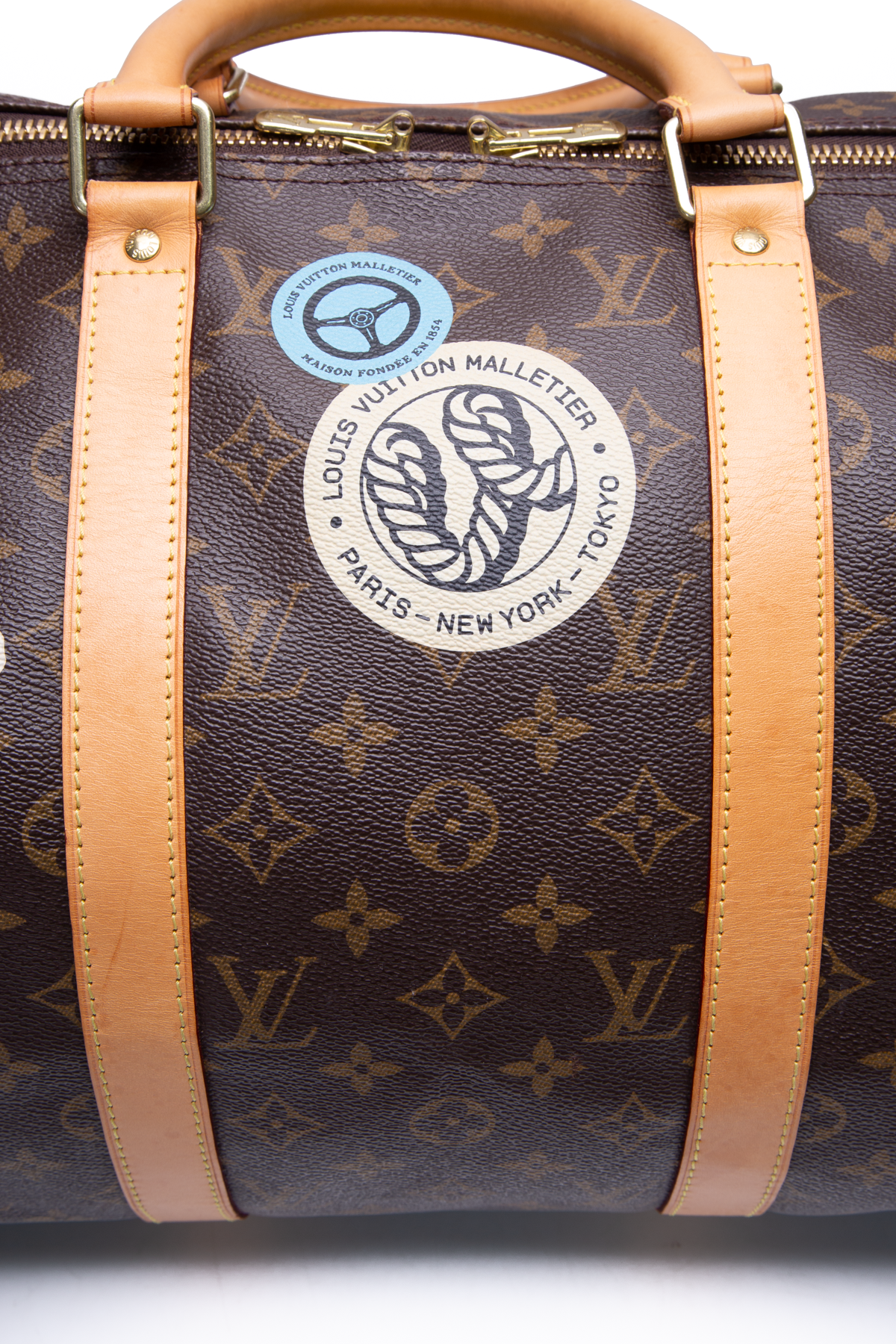 Louis Vuitton Keepall Bandoulière 50 My LV World Tour Personnalisable Monogram