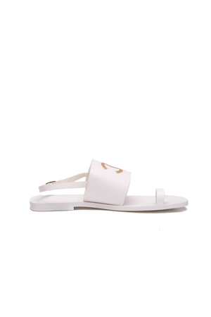 Chanel CC Flat Sandals - Size 38