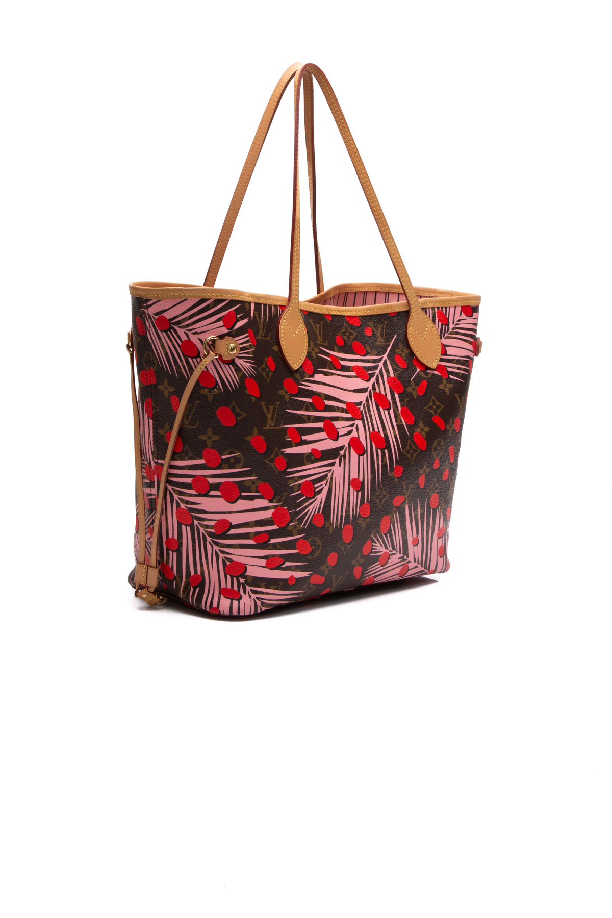 Louis Vuitton '16 Palm Springs Jungle Neverfull MM Tote Bag For