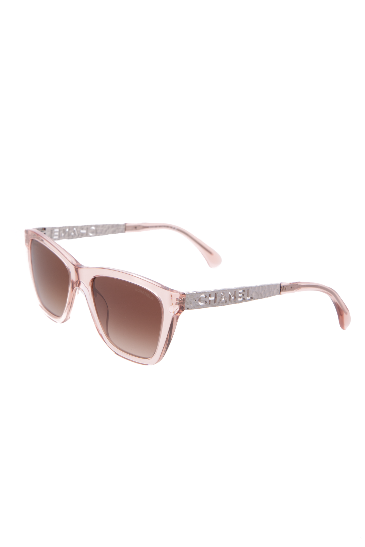 CHANEL Gold Gray Sunglasses for Women for sale