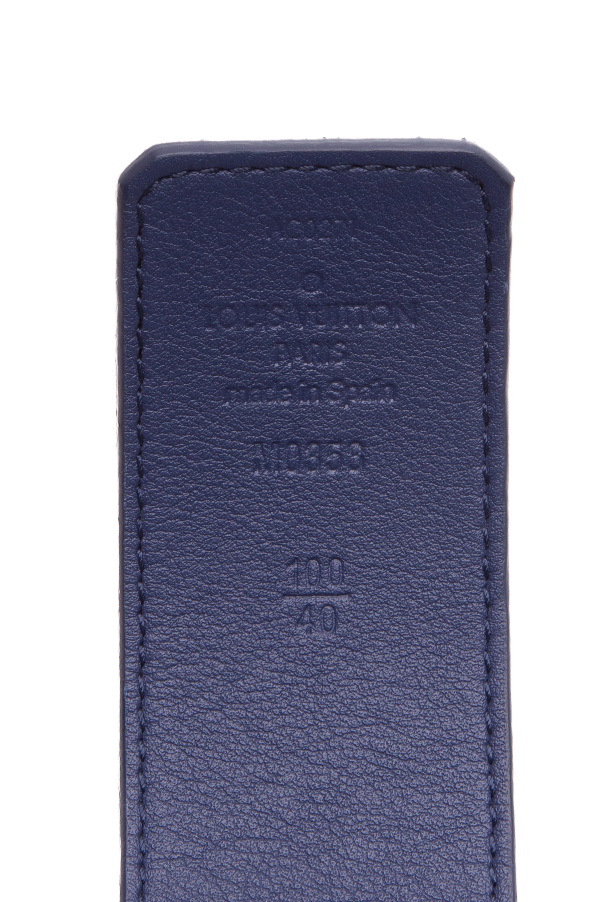 LOUIS VUITTON Monogram Watercolor 40mm Reversible LV Initiales Belt 100 40  Blue 1206931