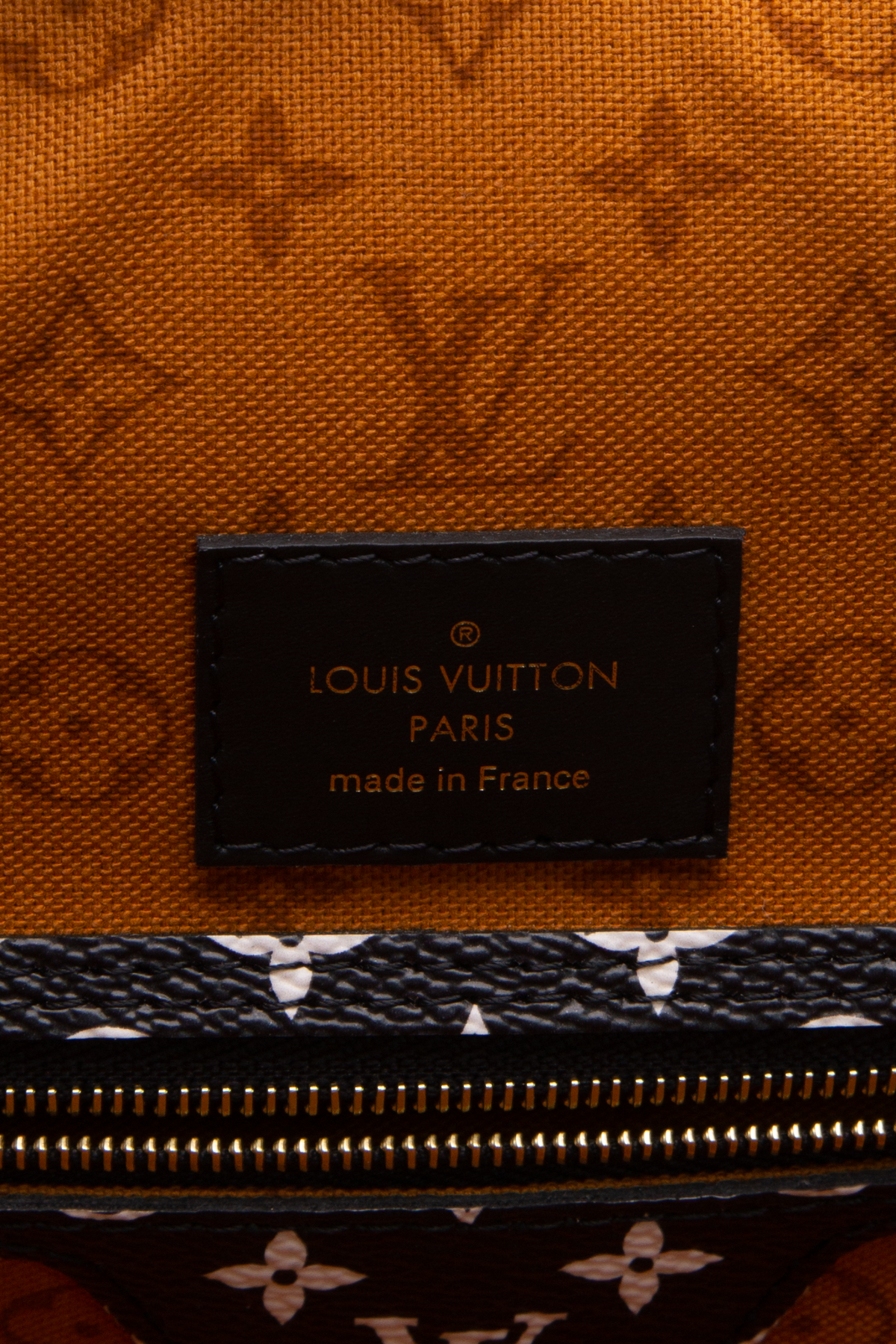 Louis Vuitton Orange, Pattern Print 2020 Monogram Giant Crafty Neverfull mm w/Pouch