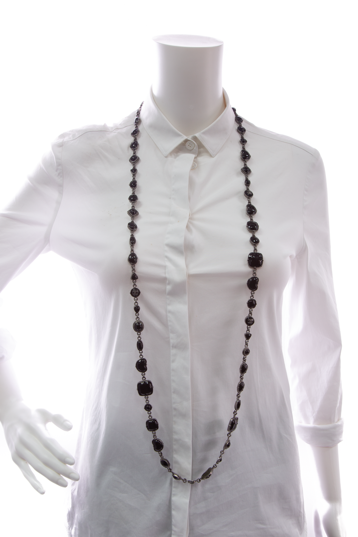 Chanel Gripoix Station Necklace