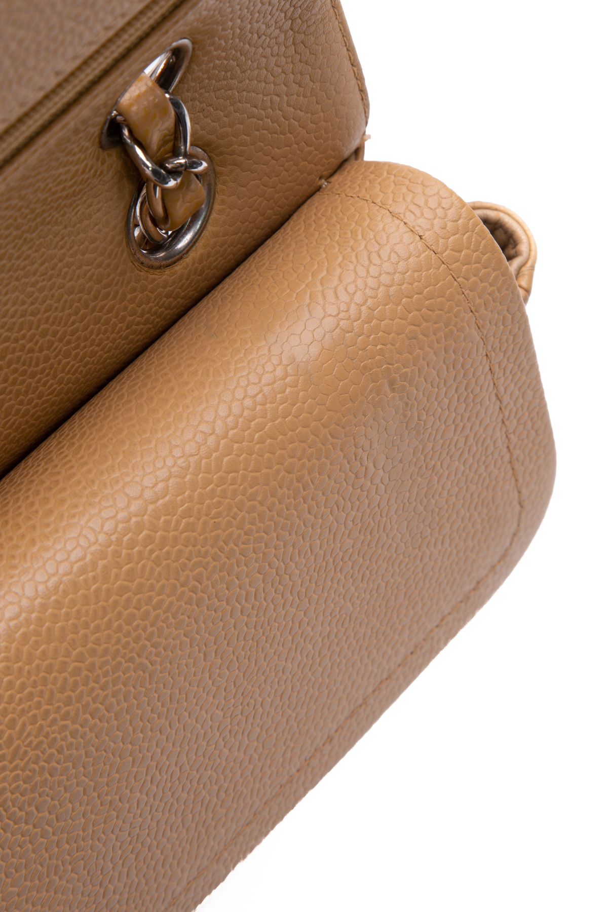 NEW CHANEL CAMEL CAVIAR FLAP BUSINESS AFFINITY BAG CAVIAR GOLD SHOULDER BAG