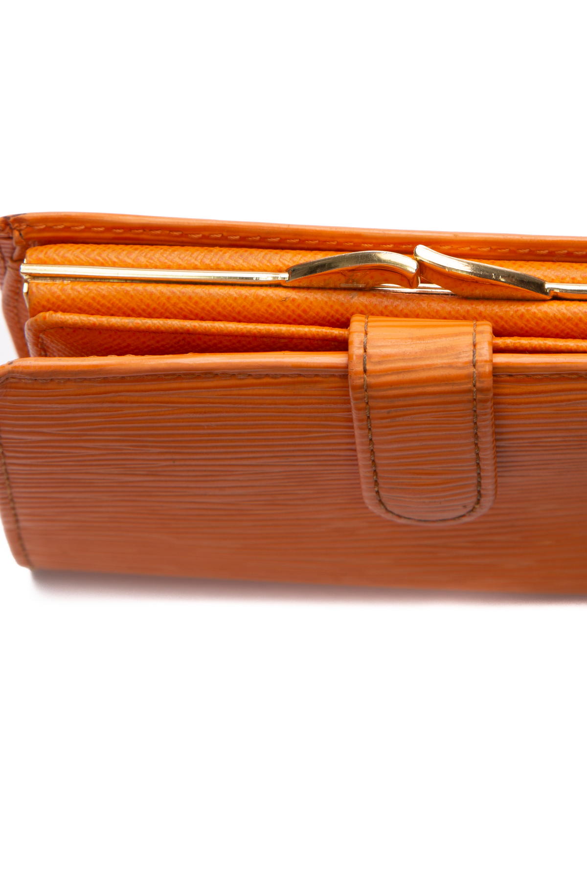 Louis Vuitton // Orange Epi Leather French Wallet – VSP Consignment