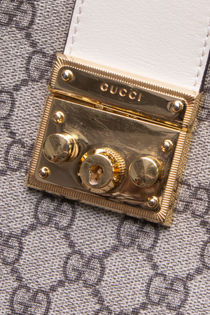 Gucci Supreme Padlock Tote Bag