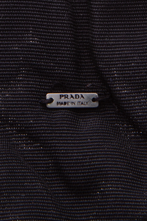 Prada Crystal & Chain Bib Necklace